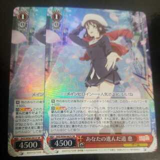 ヴァイスシュヴァルツ
冴えカノ
あなたの進んだ道　恵
SR
2枚セット

即購入大丈夫です