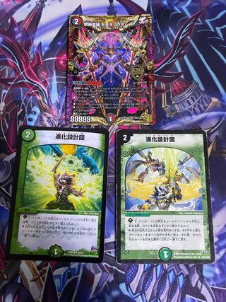 禁断英雄 モモキングダムX 進化設計図2枚 セット