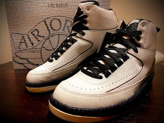 ア マ マニエール × ナイキ エアジョーダン2 "エアネス/セイル アンド バーガンディ" 28cm