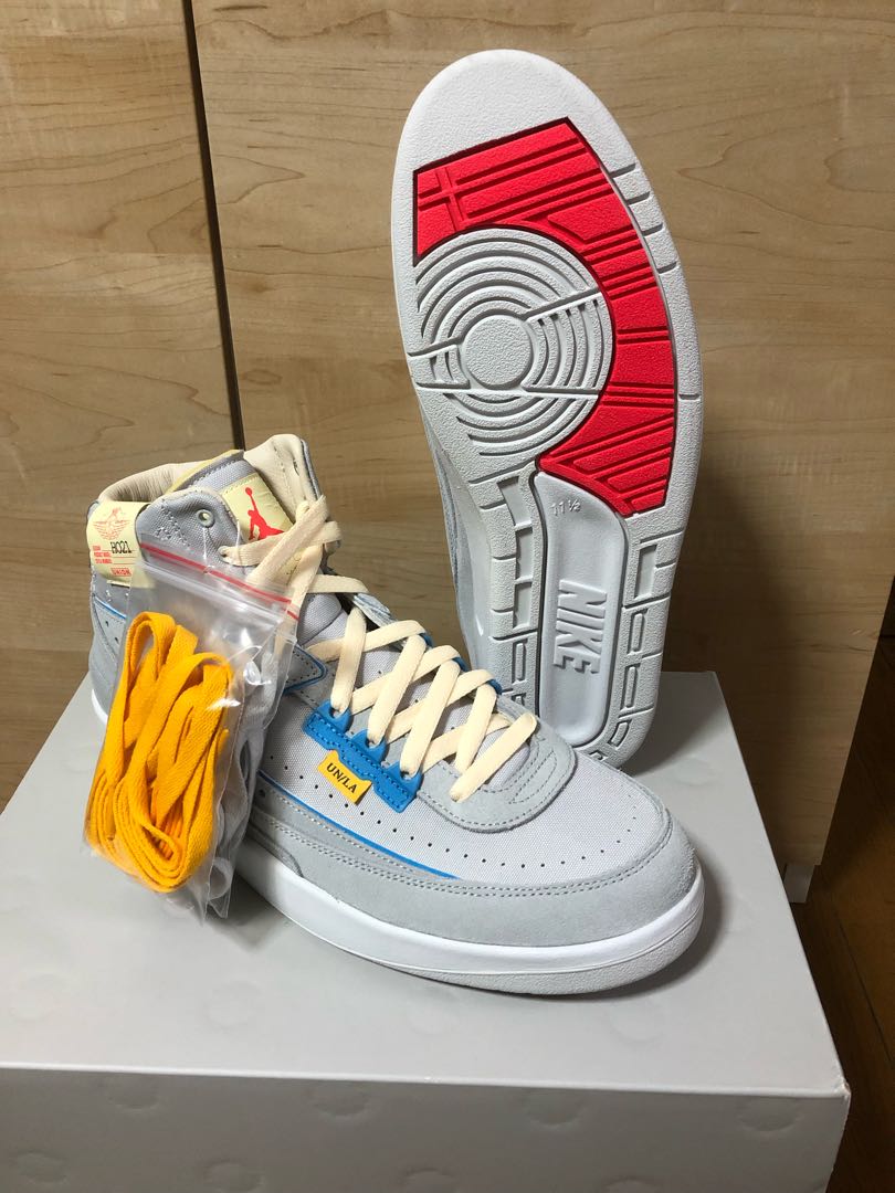Union x Nike Air Jordan 2 "Grey Fog" 29.5cm