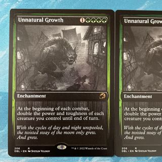MTG 1 copy Unnatural Growth