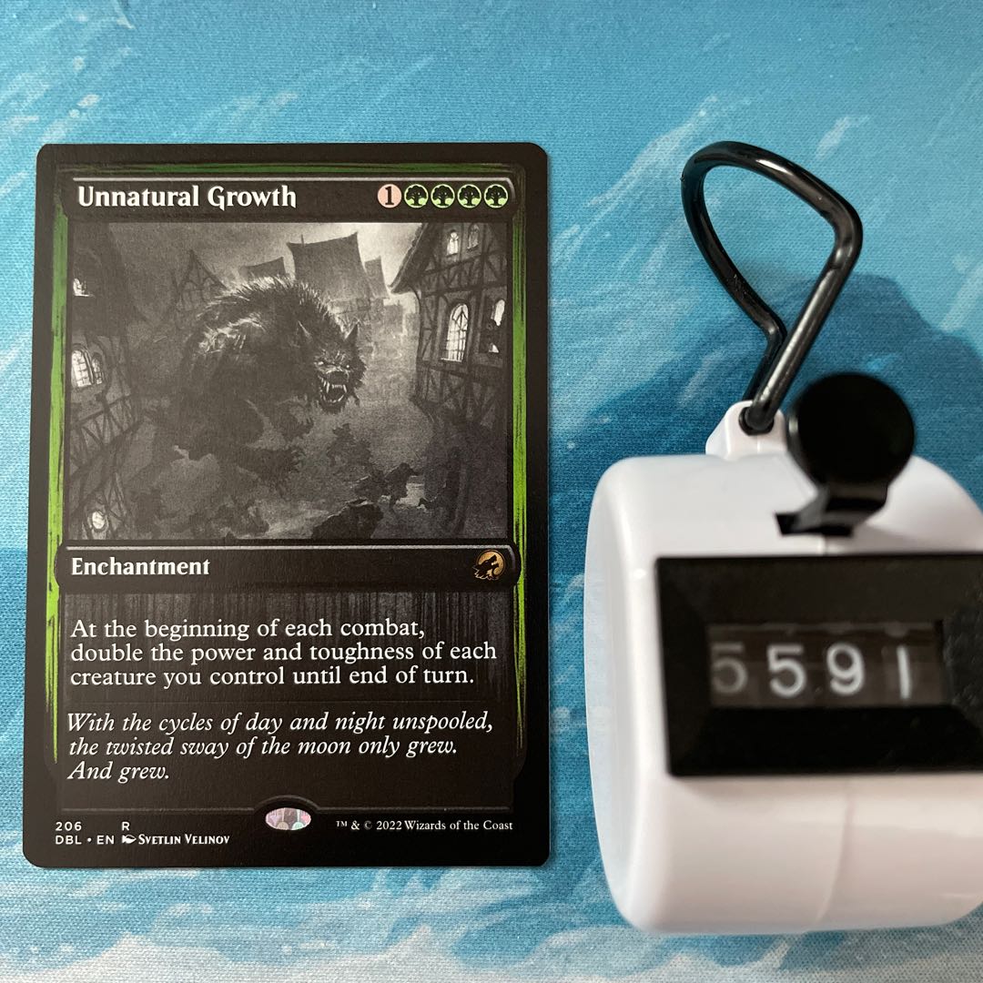 MTG 1 copy Unnatural Growth