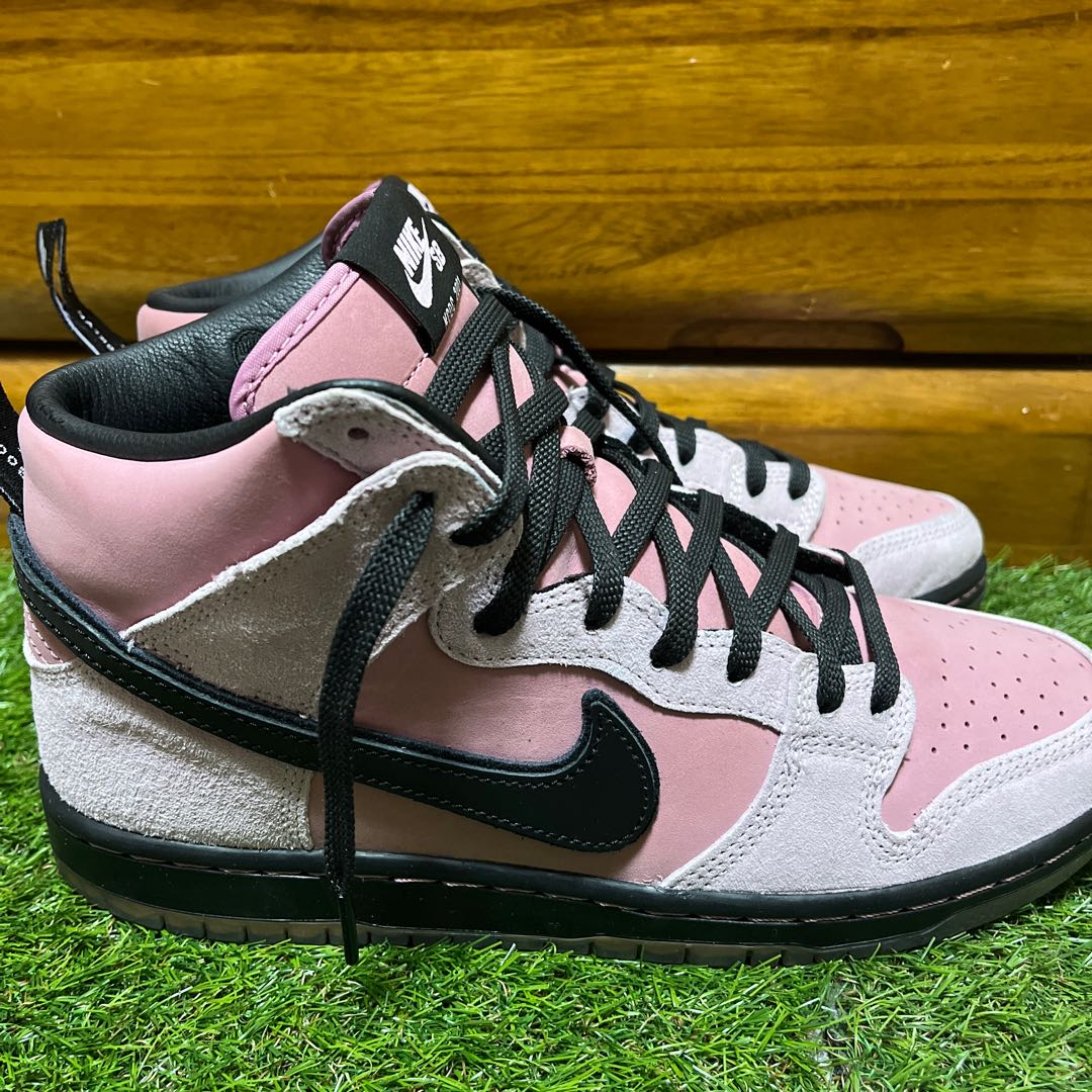 Price Drop ○ KCDC Brooklyn Skateshop x Nike SB Dunk High "Pink/Black" KCDC Brooklyn Skateshop x Nike SB Dunk High "Pi 27cm