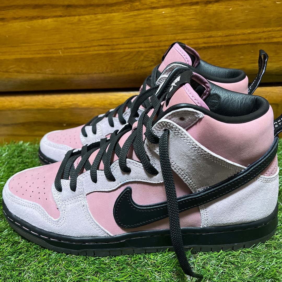 Price Drop ○ KCDC Brooklyn Skateshop x Nike SB Dunk High "Pink/Black" KCDC Brooklyn Skateshop x Nike SB Dunk High "Pi 27cm