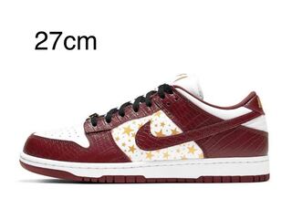 27cm Supreme × Nike SB Dunk Low Brown  27cm