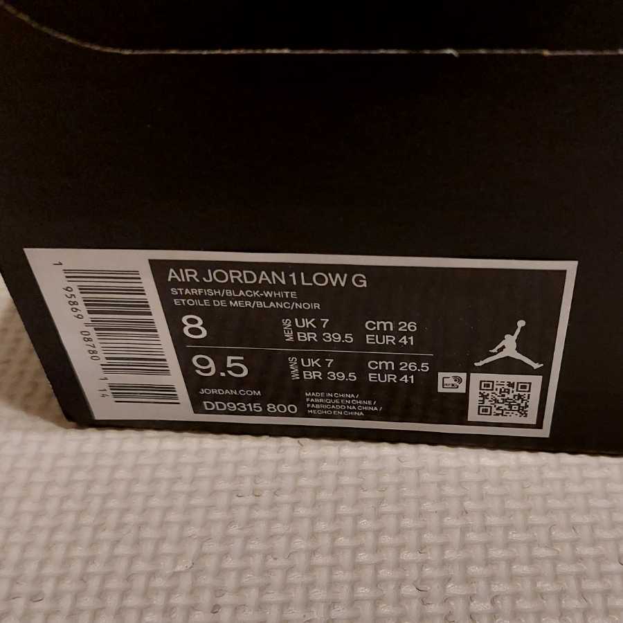 AIR JORDAN 1 LOW G 26.0cm 26cm