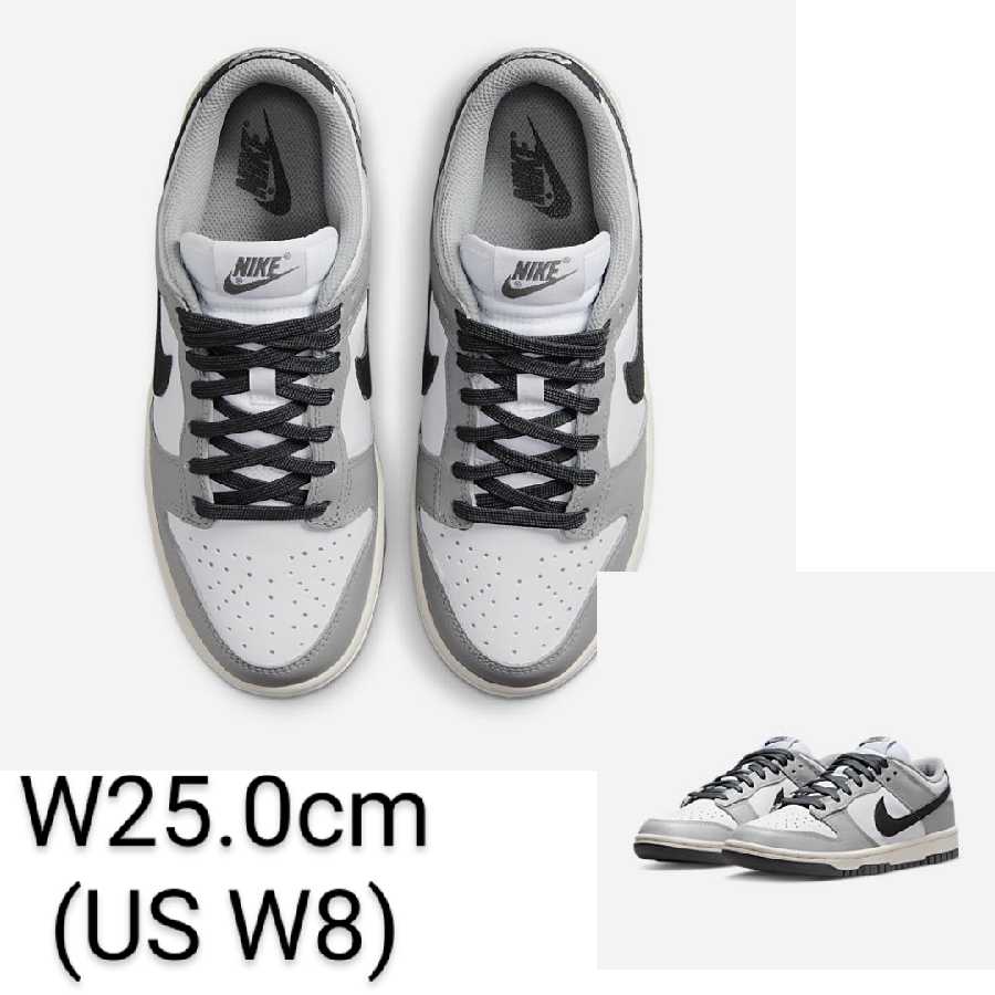 NIKE W DUNK LOW Light Smoke Gray 25cm