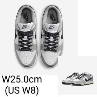 NIKE W DUNK LOW Light Smoke Gray 25cm