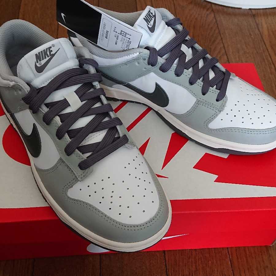 NIKE W DUNK LOW Light Smoke Gray 25cm