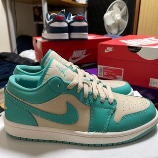 Nike WMNS Air Jordan 1 Low "Teal Green" 25.5cm