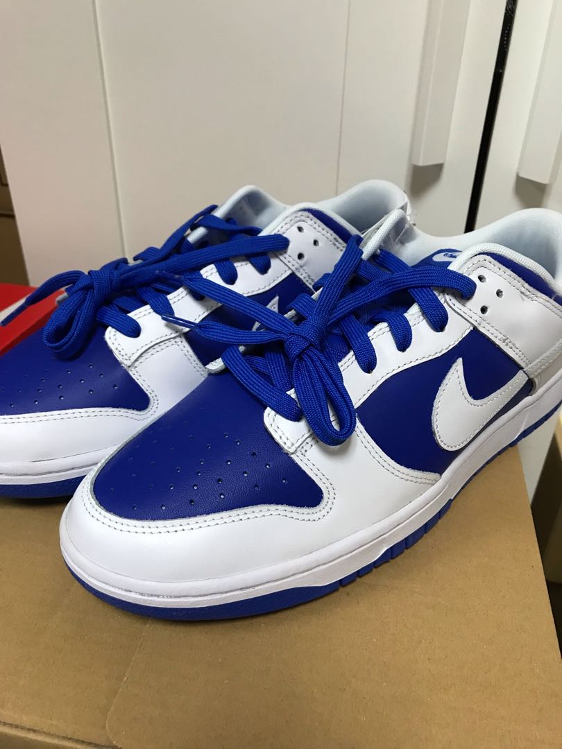 Nike Dunk Low Racer Blue and White 30cm