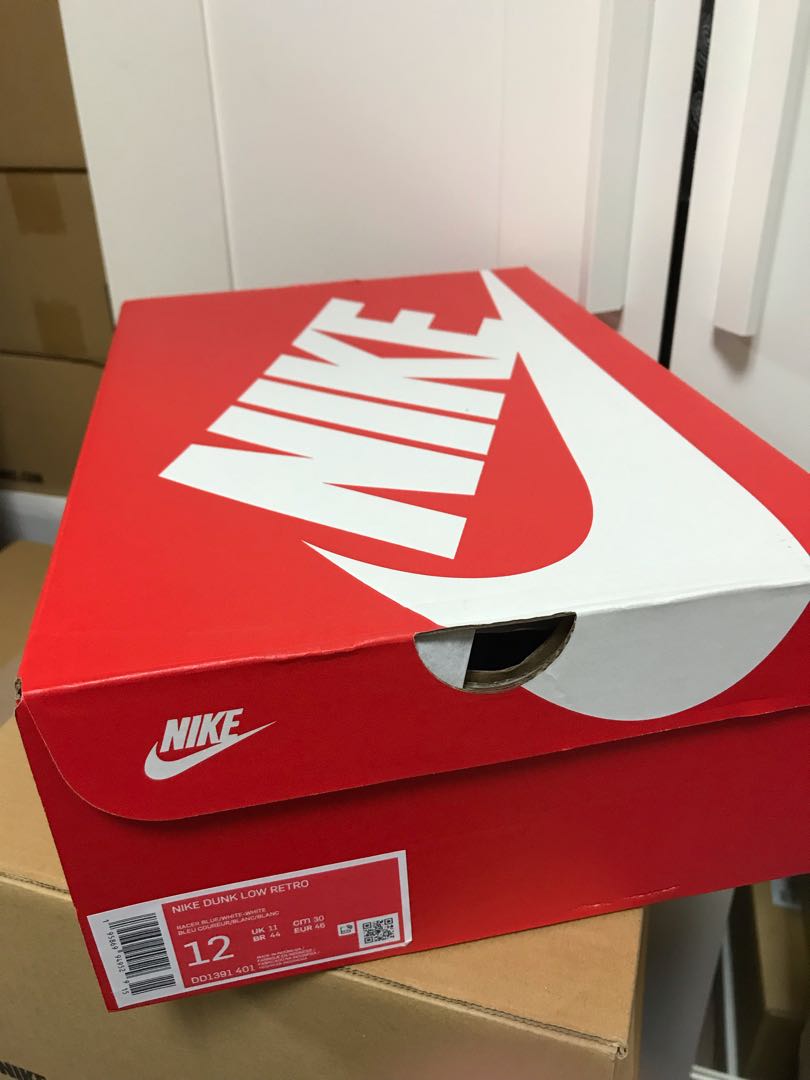 Nike Dunk Low Racer Blue and White 30cm