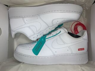 Supreme × Nike Air Force 1 Low "White" 27cm