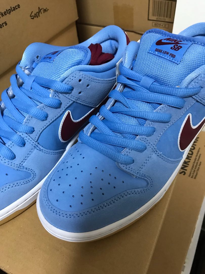 Nike SB Dunk Low Pro Phillies/Valor Blue and Team Maroon 27.5cm