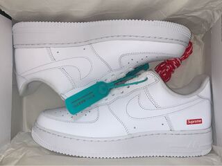 Supreme × Nike Air Force 1 Low "White" 27cm