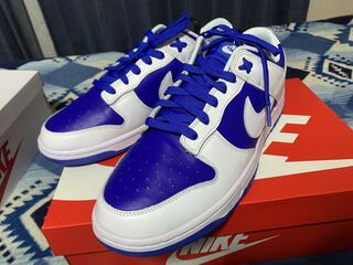 Nike Dunk Low "Racer Blue and White/Reverse Kentucky" 30cm