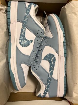 Nike WMNS Dunk Low ESS "Blue Paisley" 23.5cm