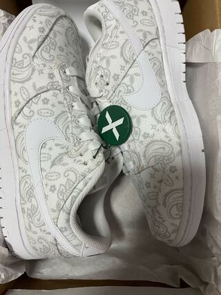 Nike WMNS Dunk Low ESS "White Paisley" 27cm