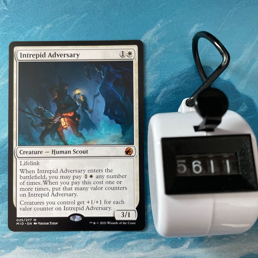 MTG 2-card Intrepid Adversary