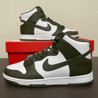 新品！NIKE DUNK HI CHAMPIONSHIP KHAKI Olive 28.5cm