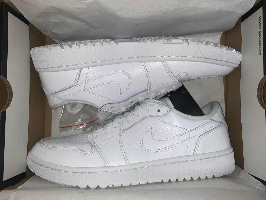 Nike Air Jordan 1 Low Golf "Triple White" 27cm