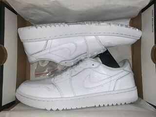 Nike Air Jordan 1 Low Golf "Triple White" 27cm