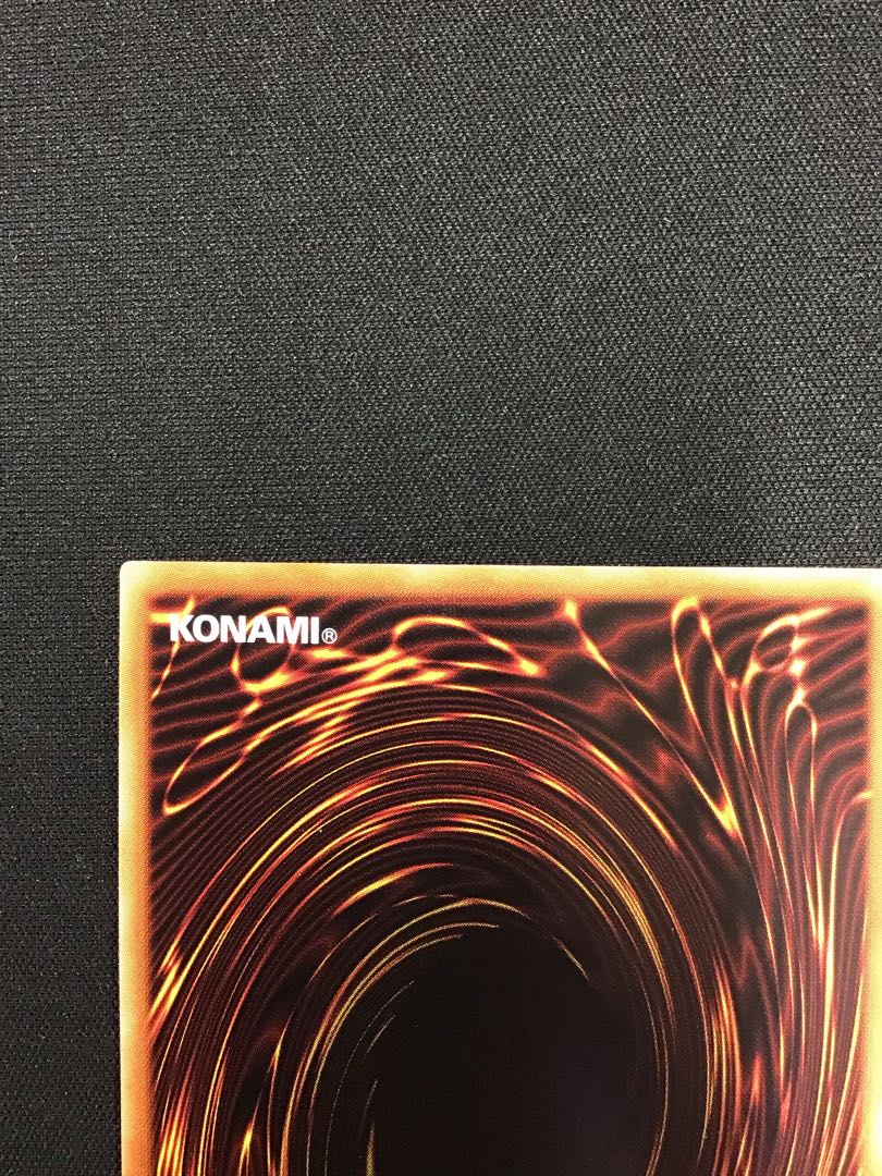 Kutsura Tendo holographic rare with scratches on top of reverse side