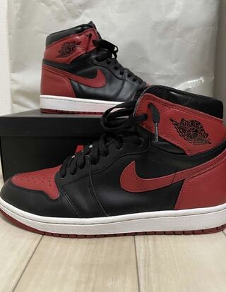 Nike Air Jordan 1 Retro High Bred "Banned" (2016) 27.5cm