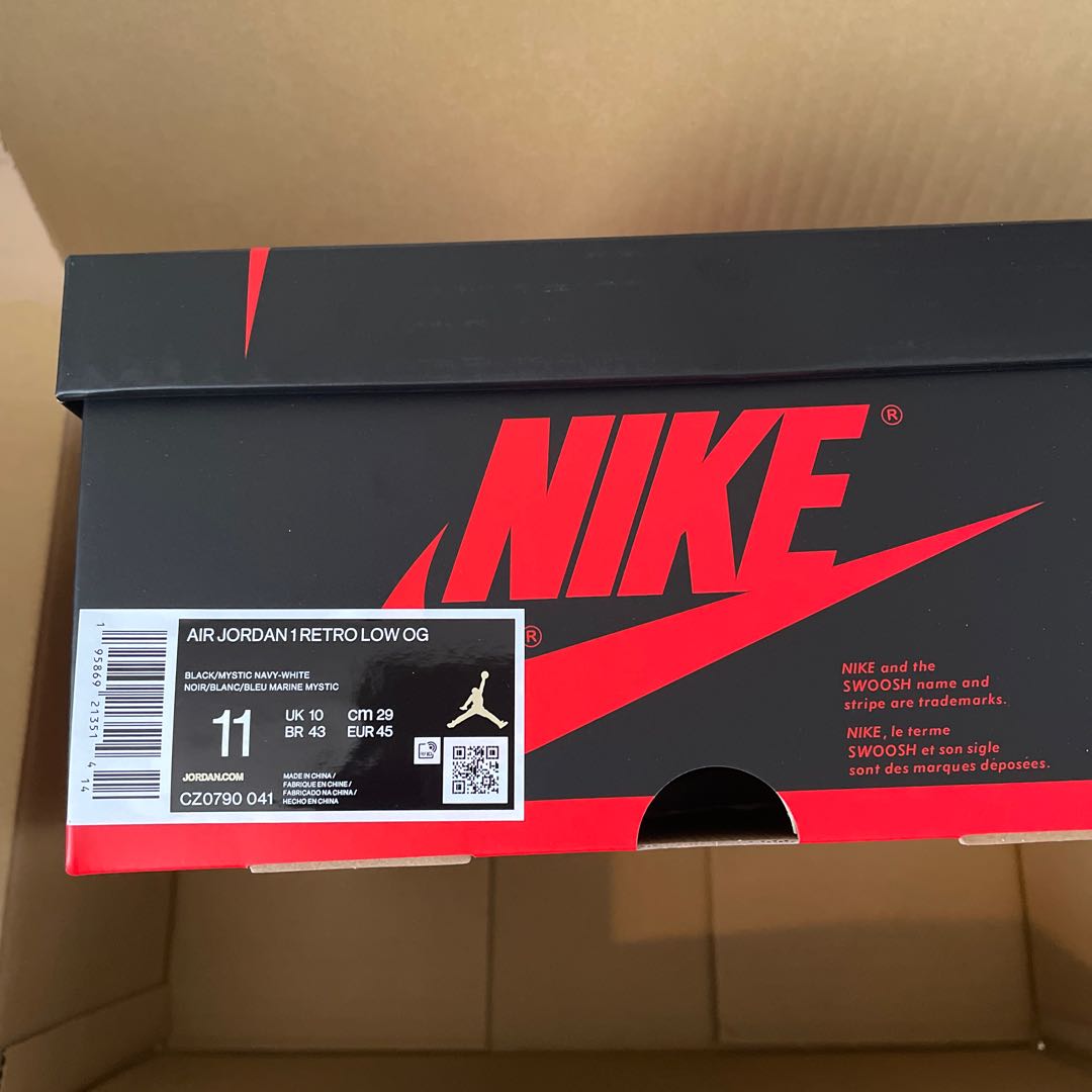 Nike Air Jordan 1 Low OG "Mystic Navy" 29cm