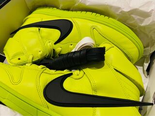AMBUSH × NIKE DUNK HIGH "FLASH LIME" 26cm