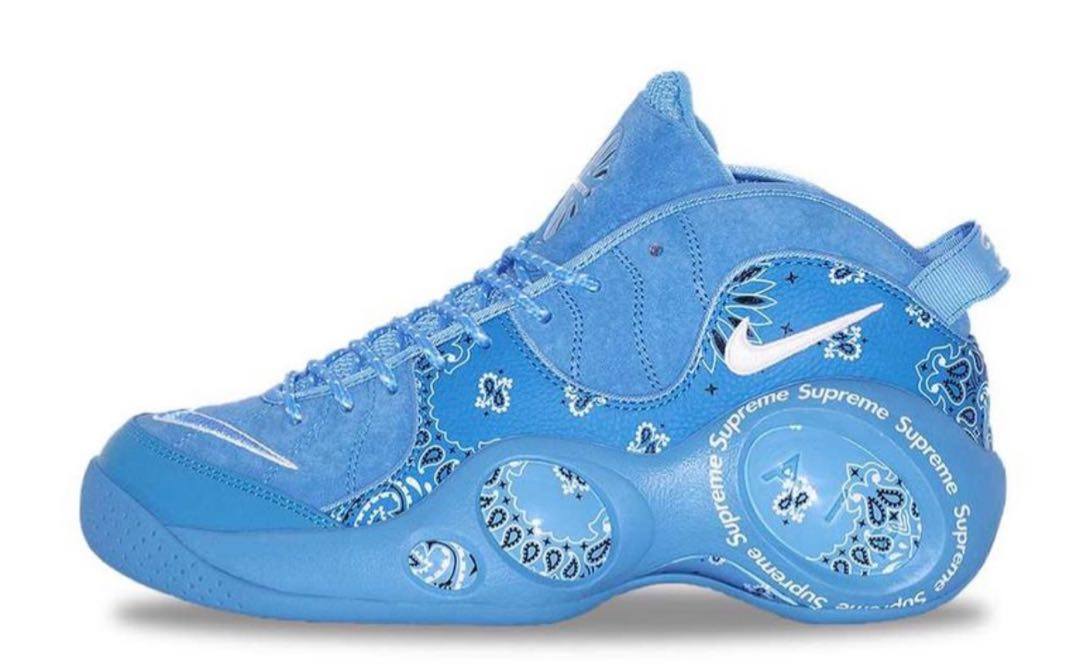 Supreme × Nike Air Zoom Flight 95 SP "University Blue/White" 25.5cm
