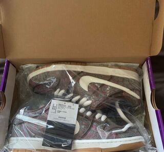 NIKE SB DUNK LOW PRO PRM Brown Paisley 26cm 26cm
