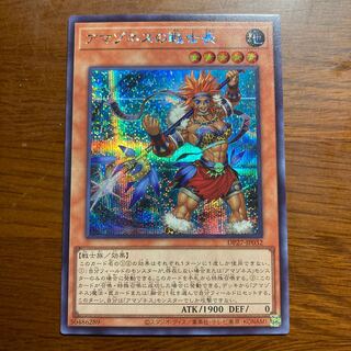 Warrior Chief of the Amazones Secret Rare Yu-Gi-Oh Due Squirrelt of the Shining Stone