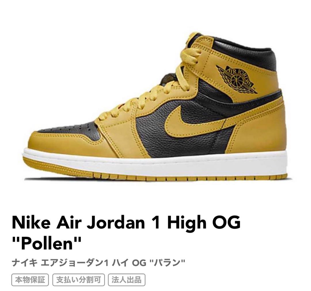 Nike Air Jordan 1 High OG "Paran" 28cm