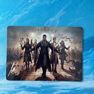 MTG foil-stamped art card Silverquill Command