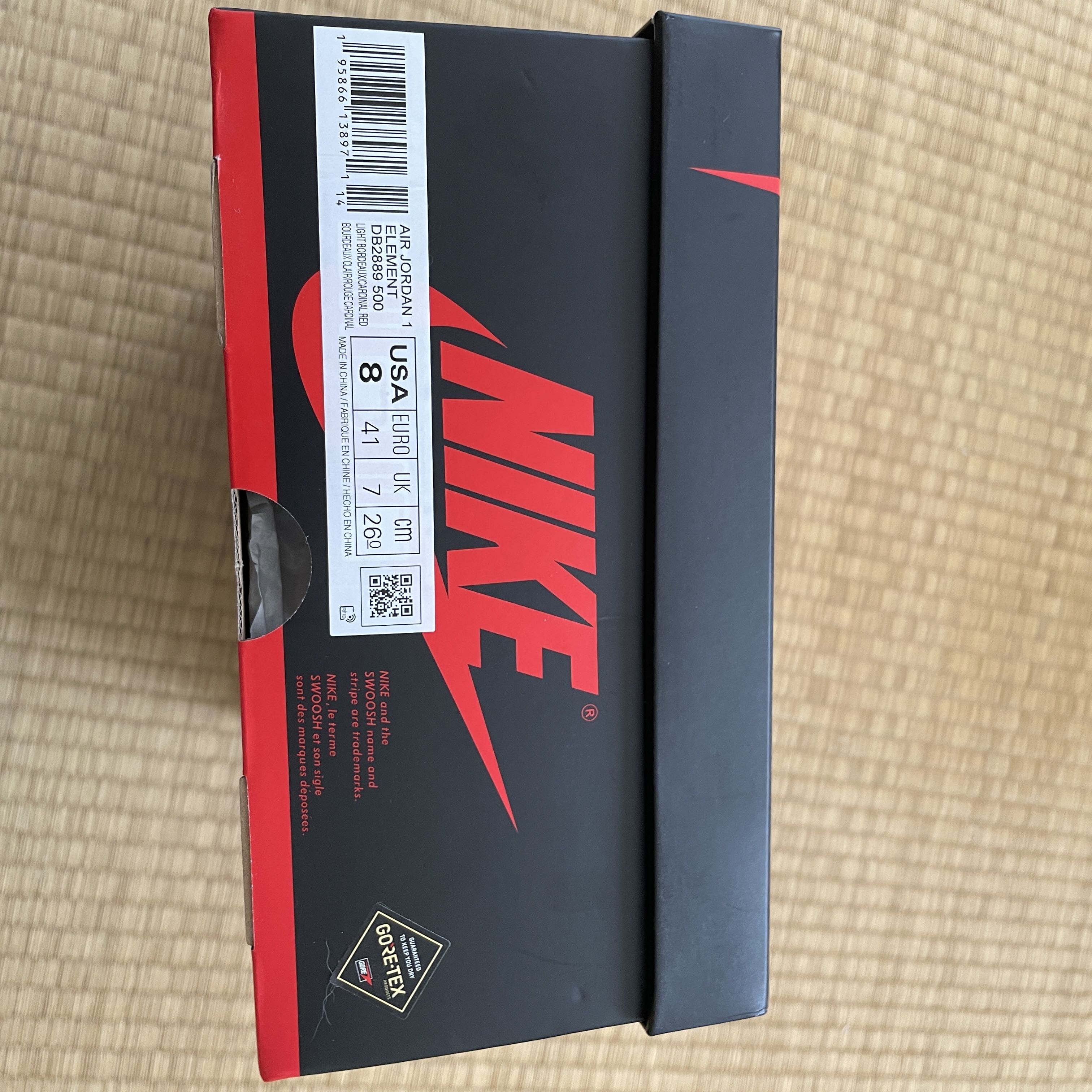 Price Drop!!! Coupon Eligible 26cm NIKE Air Jordan 1 Element GORE-TEX Berry 26cm
