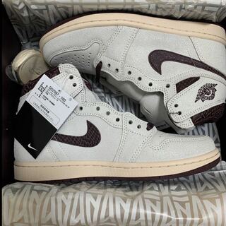 A Ma Maniere × Nike Air Jordan 1 RETRO High OG "Sail and Burgundy" ア・マ・マニエール × ナイキ エアジョーダン1 レトロ ハイ OG "セイルアンドバーガンディ" 25cm