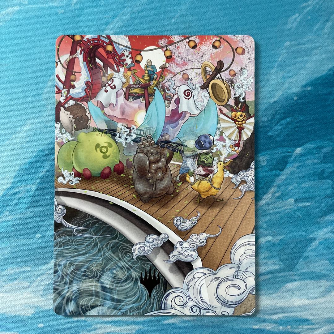 MTG foil-stamped art card - March of the Underworld Lights