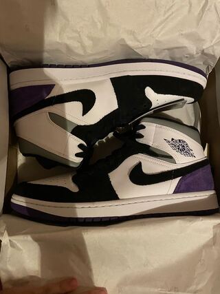 Nike Air Jordan 1 Mid "Purple" 29cm