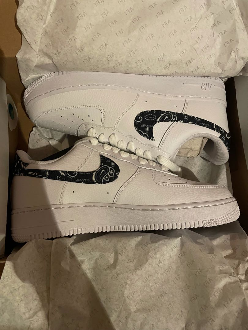 Nike WMNS Air Force 1 Low '07 Essential "Black Paisley" 27.5cm