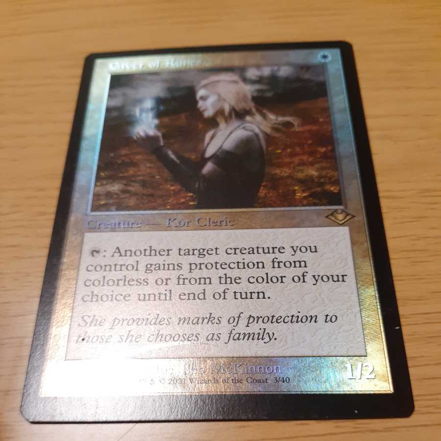 Giver of Runes Old Frame Rare Foil
