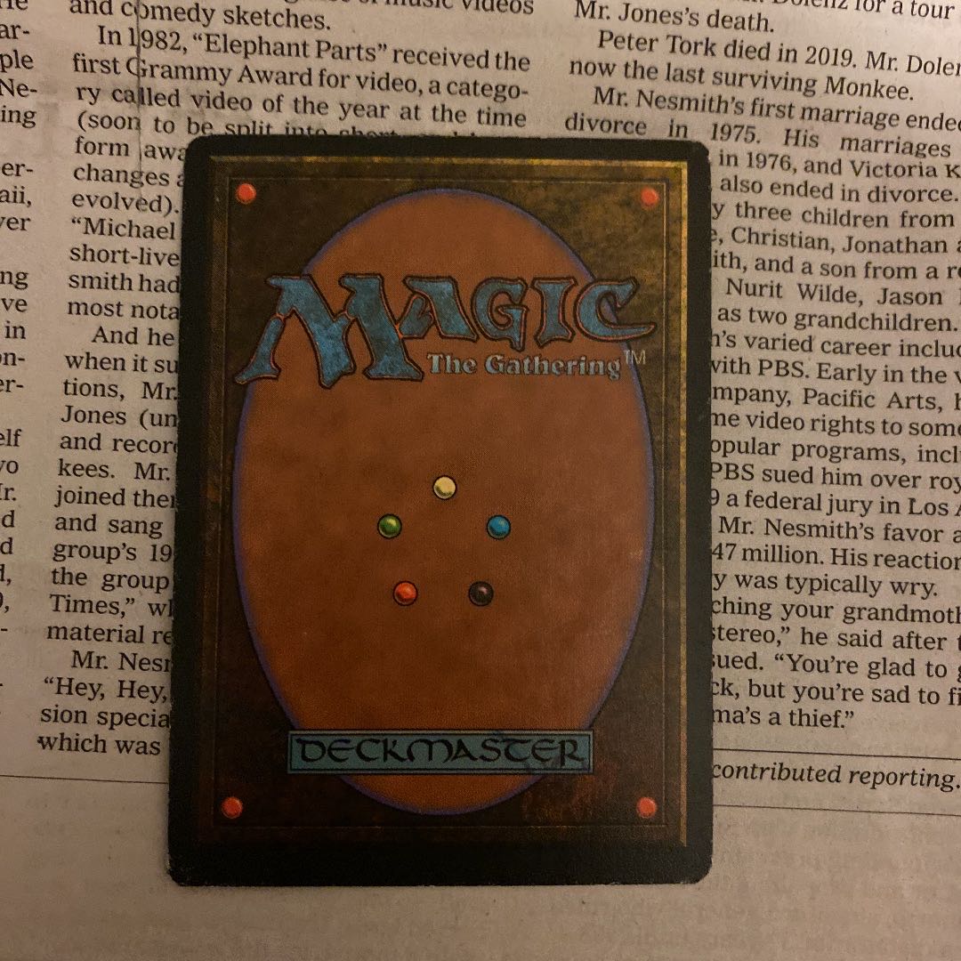 MTG Sylvan Library Legend