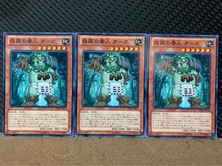 【ぽぽたん】遊戯王 8717 森羅の番人 オーク 3枚 ノーマル