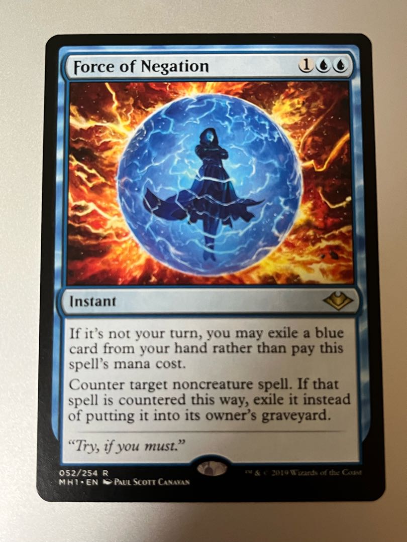 Force of Negation Rare 52/254 Modern Horizon Up to 4