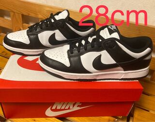 W NIKE DUNK LOW WHITE/BLACK-WHITE  28cm