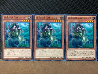 【ぽぽたん】遊戯王 8710 森羅の葉心棒 ブレイド 3枚 ノーマル