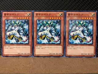 【ぽぽたん】遊戯王 8684 雷帝ザボルグ 3枚 ノーマル