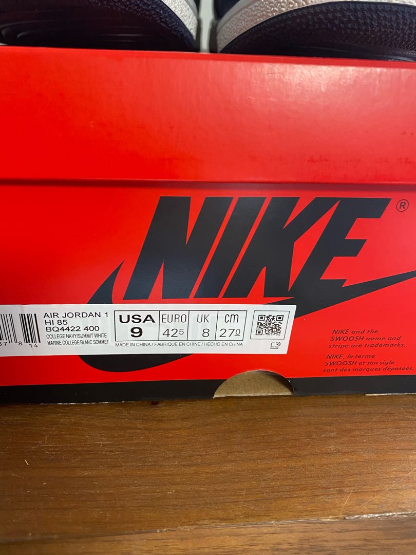 27cm air jordan 1 high 85 Georgetown 27cm