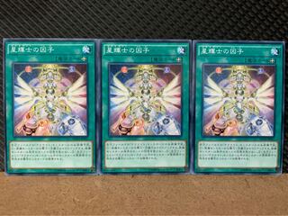 【ぽぽたん】遊戯王 8653 星輝士の因子 3枚 ノーマル