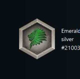 Guildstock Silver Emerald